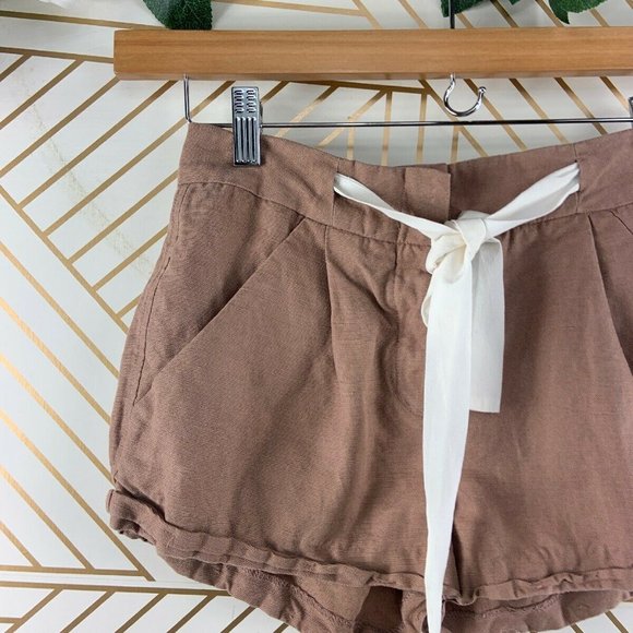Aritzia Pants - Wilfred Aritzia Allegra Linen Shorts Size 6